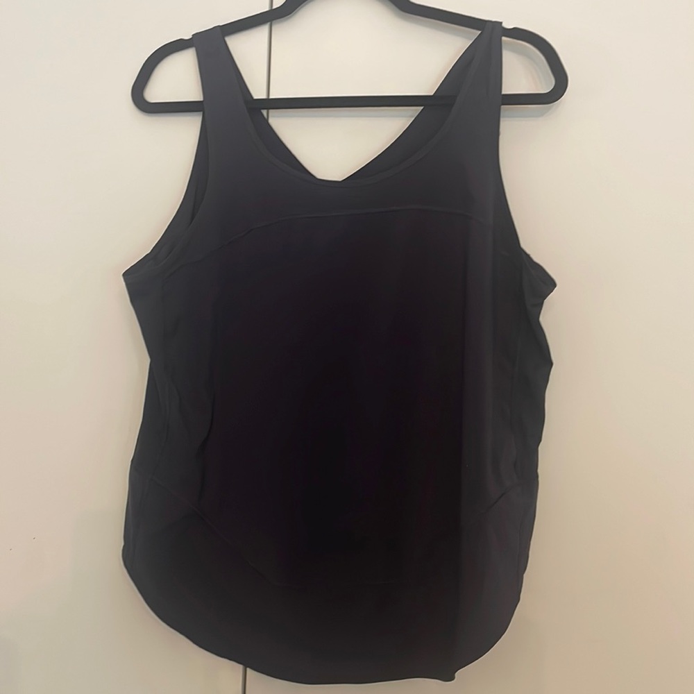 Black tank top